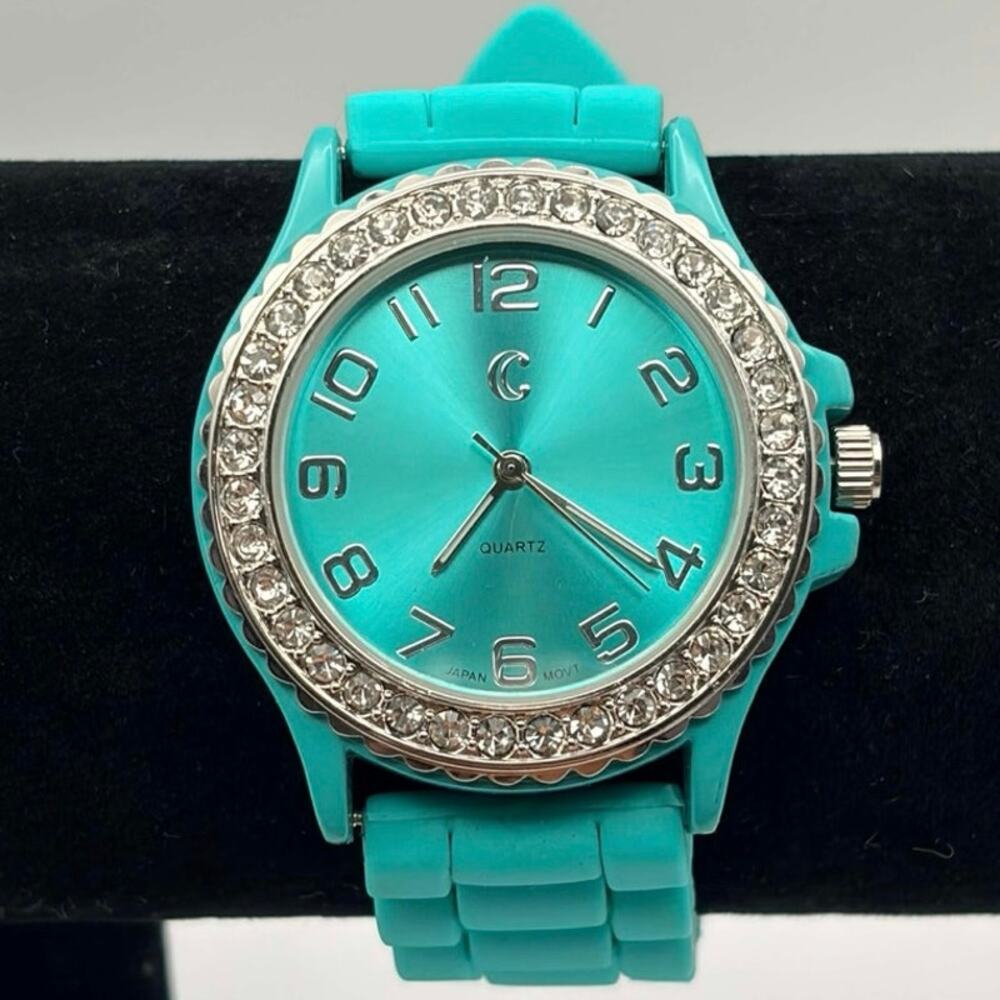 Silver & Blue Charming Charlie Men's Watch